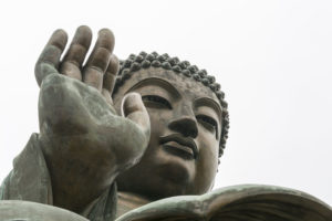 48571885 - tian tan buddha - the worlds's tallest bronze buddha in lantau island, hong kong